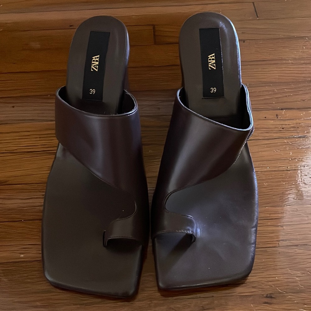 Zara block heels